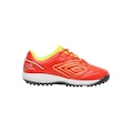 Chuteira Society Infantil Umbro Br VERMELHO/AMARELO