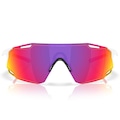 Óculos de Sol Unissex Oakley Cybr Dyno Polished White Prizm Road BRANCO