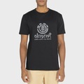 Camiseta Element Vertical Script Logo Masculina PRETO