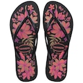 Chinelo Havaianas Slim Organic Feminino PRETO/ROXO CLA