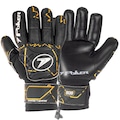 Luva de Futebol de Campo Poker Semi Profissional Champion 9 PRETO/AMARELO ESC