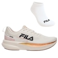 Tênis Feminino Fila Racer Fastpace + Par de Meia BEGE