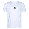 Camiseta New Era Básica Logo Frontal New York Yankees Masculina BRANCO