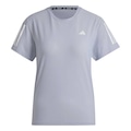 Camiseta adidas Own The Run Base Feminina CINZA CLARO