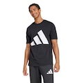 Camiseta adidas Big Logo Masculina PRETO/BRANCO