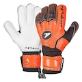 Luva de Goleiro de Campo Poker Profissional Ortho Vulcan II  Adulto LARANJA