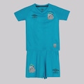 Conjunto do Santos 25/26 Umbro Edição Especial Infantil AZUL