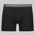 Cueca Boxer Lupo Algodão com Elastano Basic Masculina PRETO