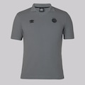 Camisa Polo do Grêmio 25/26 Umbro Viagem Masculina CINZA