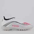 Chuteira Society Infantil adidas F50 Messi League BRANCO