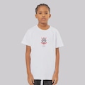 Camiseta do Corinthians Futfanatics Rio 1976 Infantil BRANCO