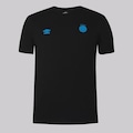 Camisa do Grêmio 25/26 Umbro Concentração Masculina PRETO