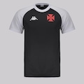Camisa do Vasco Kappa Supporter Graphik Duo Masculina PRETO