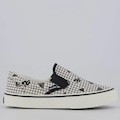 Tênis Unissex Redley Slip On Estampado PRETO/BRANCO