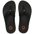 Chinelo Kenner Kyra Pro Poliéster Feminino LARANJA/BRANCO