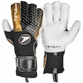 Luva de Futebol de Campo Poker Profissional Altered PRETO/BRANCO/DOURADO