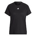 Camiseta Feminina adidas Essentials Crew PRETO/BRANCO