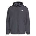 Jaqueta Masculina adidas Corta Vento Essentials Big Logo PRETO/BRANCO