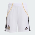 Short Infantil Adidas I Real Madrid 25/26 BRANCO