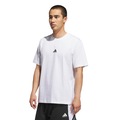 Camiseta Masculina Adidas Basketball BRANCO/PRETO