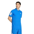 Camisa Polo Masculina adidas Manga Curta Club 3 Stripes AZUL CLARO