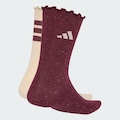 Meia Unissex Adidas Glow Sock - 2 Pares BEGE