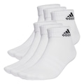 Meia Unissex Adidas Sportswear Ankle - 6 Pares BRANCO