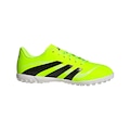 Chuteira Society Infantil Adidas Predator 25 Essentials VERDE/ROXO