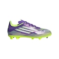 Chuteira de Campo Infantil Adidas F50 League ROXO/BRANCO