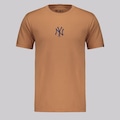 Camiseta New Era MLB New York Yankees Basica Masculina MARROM