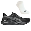 Tênis Masculino Asics Versablast 4 + Par de Meia PRETO/CINZA