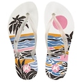 Chinelo Kenner Ibiza Prainha Feminino BRANCO/PRETO