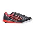 Chuteira Futsal Adulto Umbro Adamant Master PRETO/VERMELHO