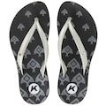 Chinelo Kenner Ibiza Geopeixe Feminino PRETO/PRATA
