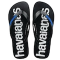 Chinelo Havaianas Top Logomania 2 Masculino PRETO/AZUL