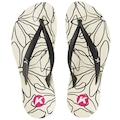 Chinelo Kenner Ibiza Outiline Feminino PRETO/BRANCO