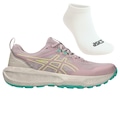 Tênis Feminino Asics Gel Sonoma 8 + Par de Meia ROSA/VERDE