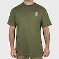 Camiseta Okenheads Basica Silk Dado Fire Masculina VERDE ESCURO