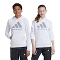 Blusão de Moletom com Capuz Infantil Adidas Real Madrid BRANCO