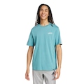 Camiseta Masculina Adidas Color Script TURQUESA