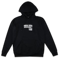 Blusão de Moletom Canguru Masculino New Era Fechado Branded Institutional Style PRETO