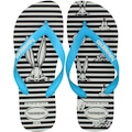 Chinelo Havaianas Top Warner Logo Dedo Masculino BRANCO/AZUL