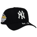 Boné Unissex New Era 9FORTY A-Frame New York Yankees 99WS Aba Curva PRETO