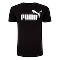 Camiseta Puma Essentials NO. 1 Logo Infantil PRETO