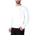 Camiseta Masculina The North Face Manga Longa Hyper Crew BRANCO