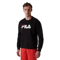 Blusão de Moletom Masculino Fila Comfort Letter III PRETO