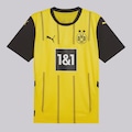 Camisa Borussia Dortmund I 25/26 Puma Torcedor Masculina PRETO