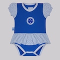 Body do Cruzeiro Futfanatics Saia Infantil AZUL