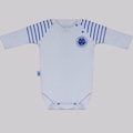 Body Manga Longa do Cruzeiro Futfanatics Infantil BRANCO
