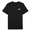 Camiseta Masculina Puma Essentials Small Logo No. 1 Bordada PRETO